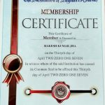 Membership Certificate