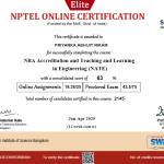 NPTEL Online Certificate