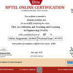 NPTEL Online Certificate