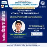 Placement at Paarsh Infotech Pvt. Ltd